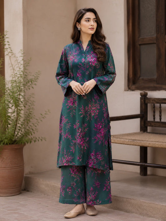Kayseria printed khadar 2pc