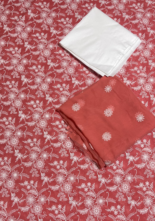 Khoobsurat emb 3pc suit swiss lawn