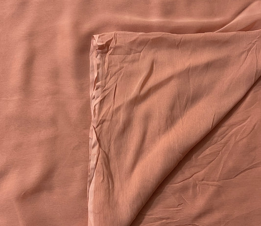 Cross stitch plain chiffon dupatta