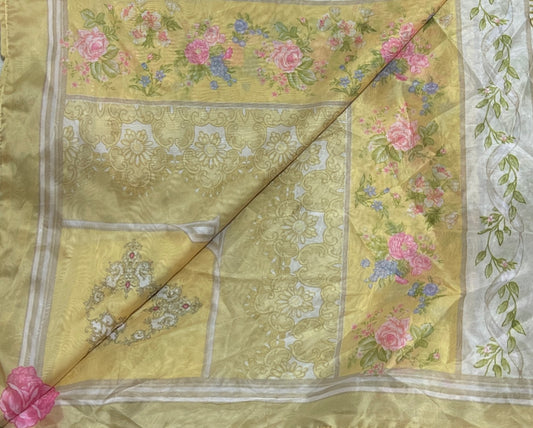 Sapphire printed silk dupatta