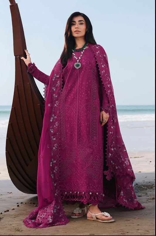 Same as qalamkar emb lawn 3pc with chiffon dupatta unstitch