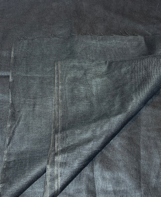 Cross stitch organza net dupatta black