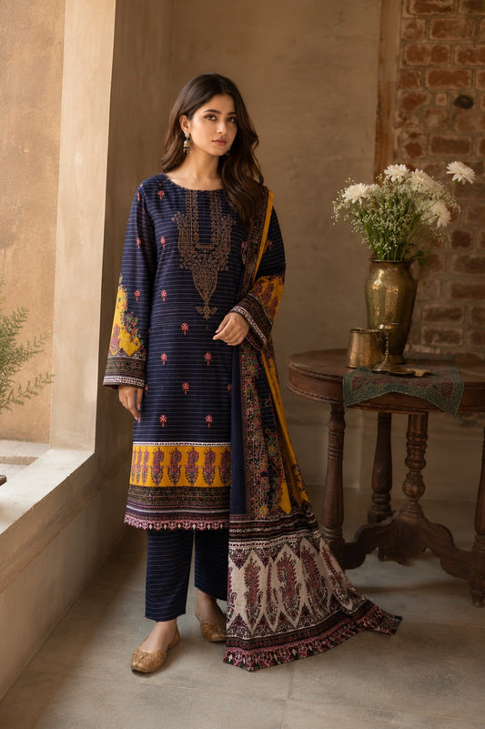 Gul Ahmed printed winter 3pc