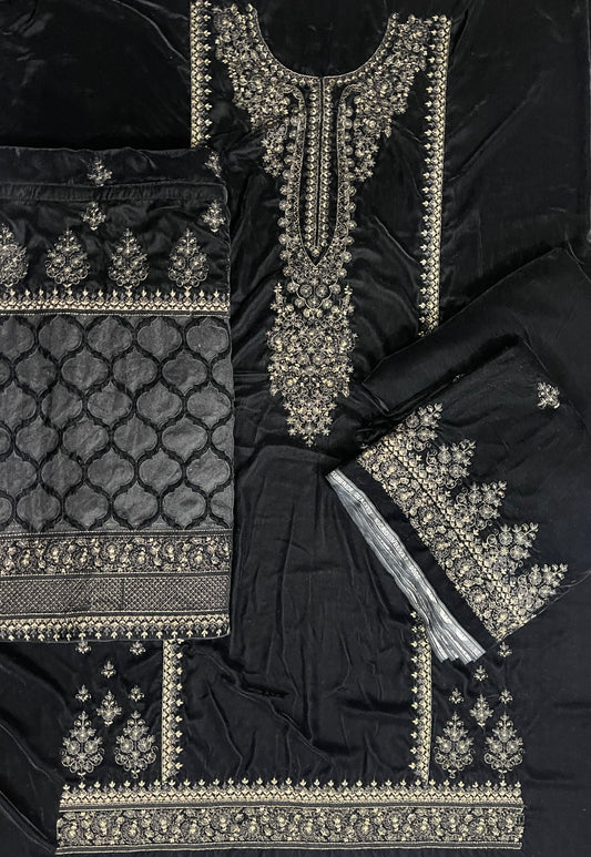 Same as bareeze formal velvet 3pc suit/ ready to wear shawl