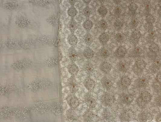 Bareeze formal chiffon 2pc suit shirt and dupatta