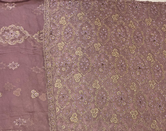 Bareeze formal chiffon 2pc suit shirt and dupatta
