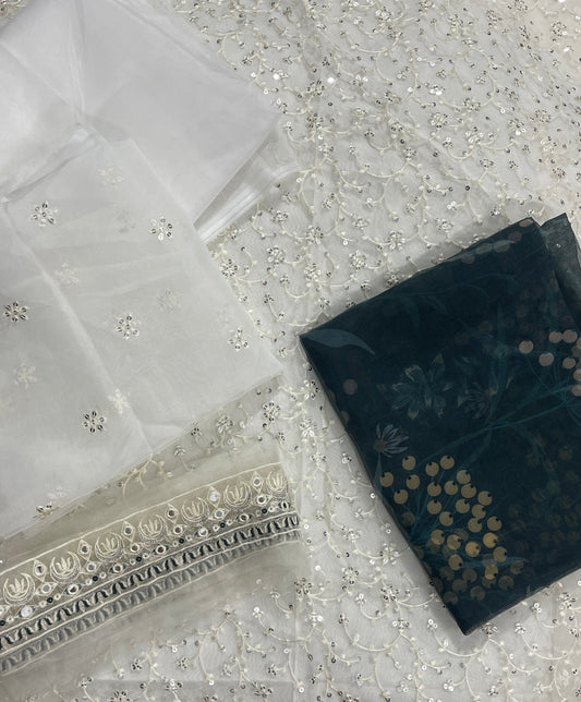 Cross stitch formal 3pc suit organza