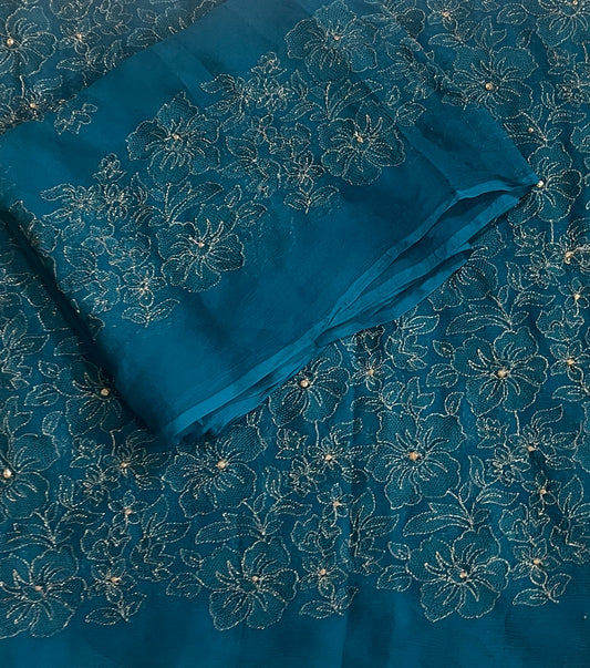 Bareeze china pure crinkle chiffon 2pc shirt dupatta