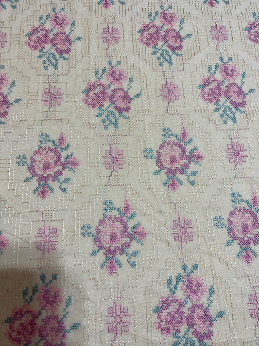 Emb wool shawl 3pc by khoobsurat