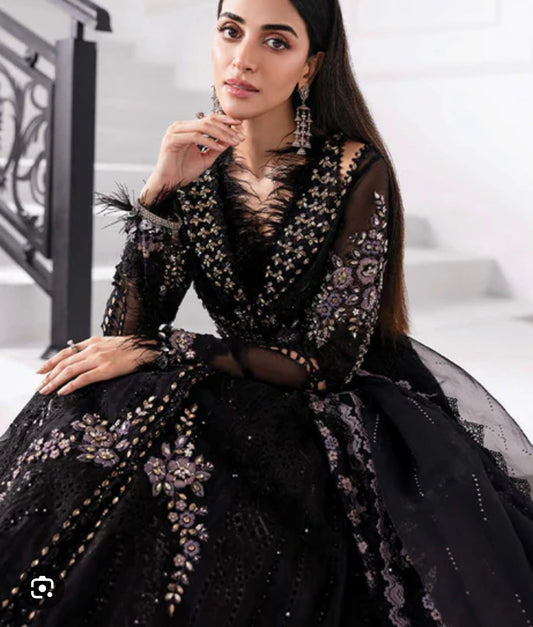 Same as Maria B formal 3pc suit organza Advance Booking & Advance payment