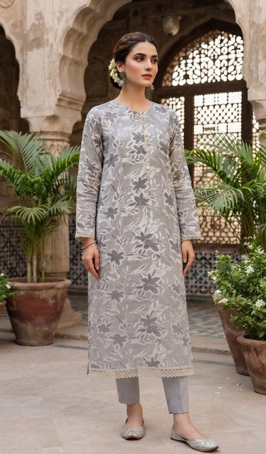 Sapphire printed cotton shirt chest 24.5 length 46