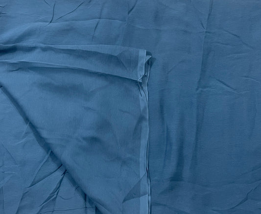 Cross stitch plain chiffon dupatta