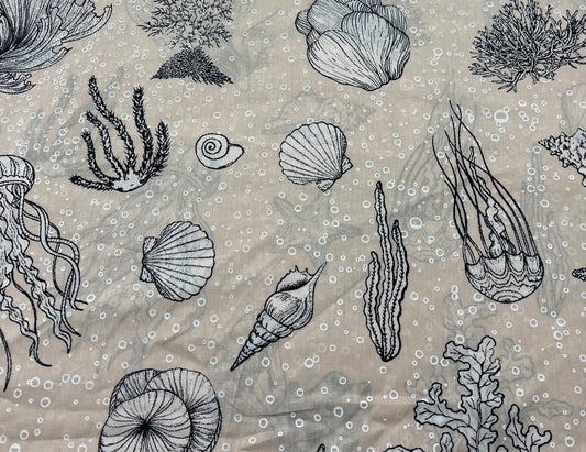 Cross stitch printed 2pc suit lawn with patch 2.5 meter