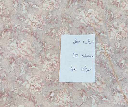 Ethnic printed silk shirt