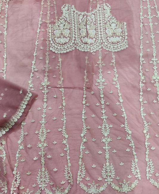 Cross stitch formal maxi 3pc organza net