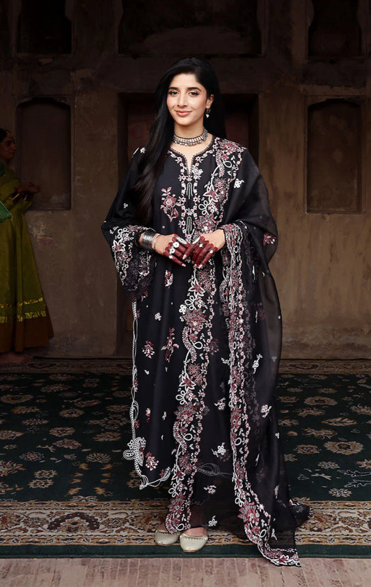 Cross stitch emb lawn 2pc shirt trouser unstitch
