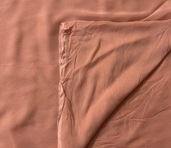 Cross stitch plain chiffon dupatta