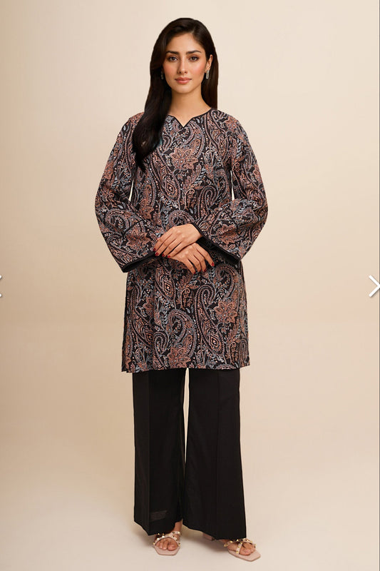 Kayseria Khaddar 2PC | Printed Shirt & Trouser| Winter Collection 2026
