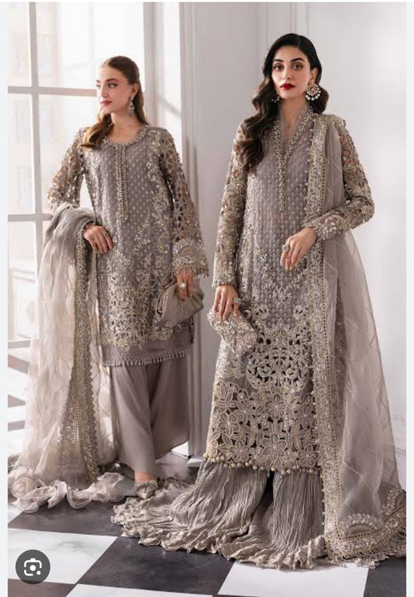 Same as maria b formal 3pc suit organza