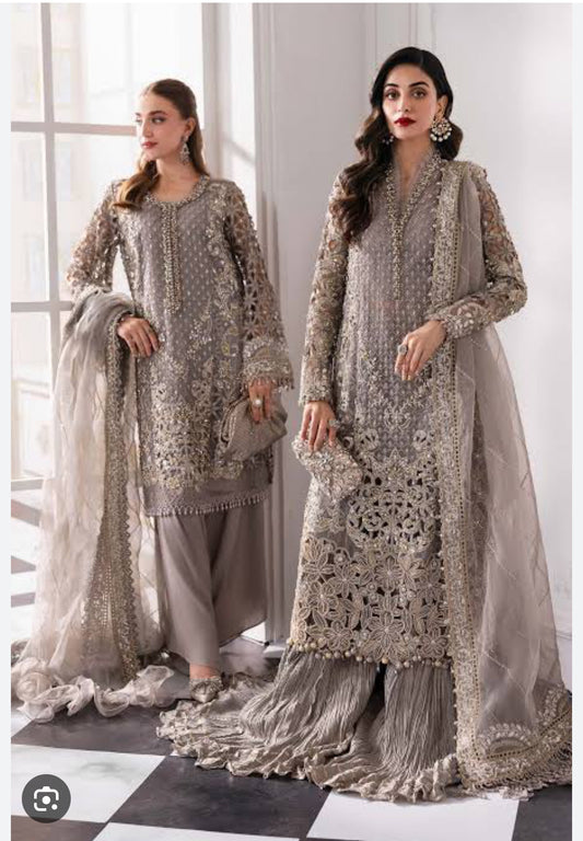 Same as maria b formal 3pc suit organza