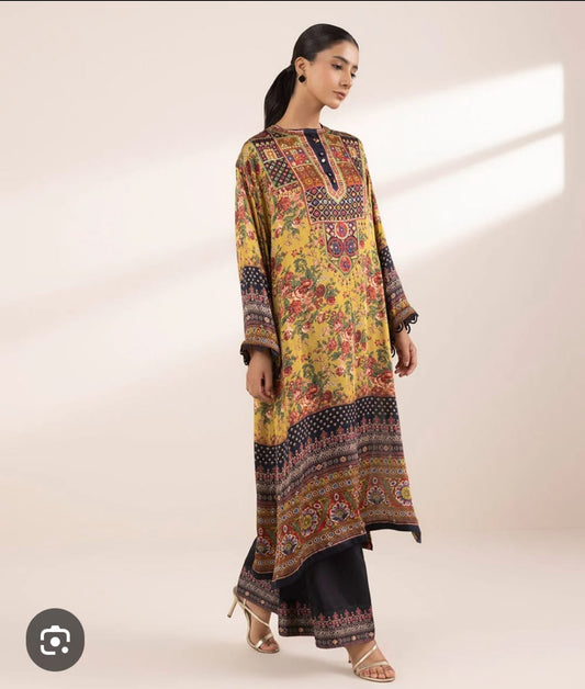 Sapphire formal thai silk 2pc suit