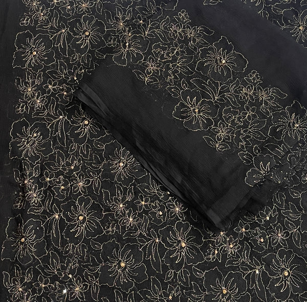 Bareeze china pure crinkle chiffon 2pc shirt dupatta