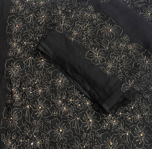 Bareeze china pure crinkle chiffon 2pc shirt dupatta