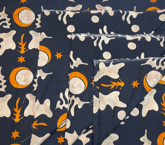 Ethnic allover 2pc suit silk