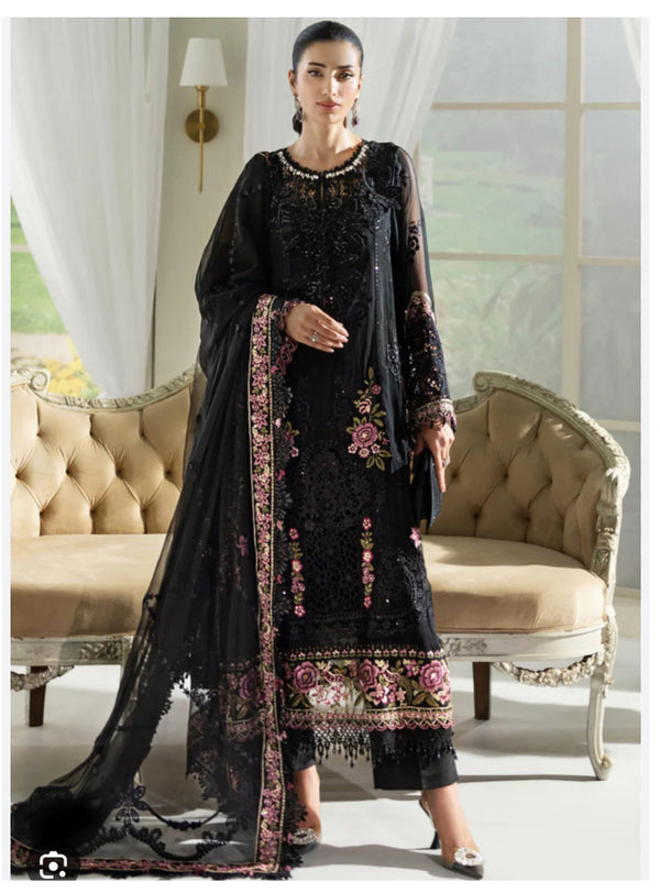 Same as maria b formal 3pc suit chiffon unstitch