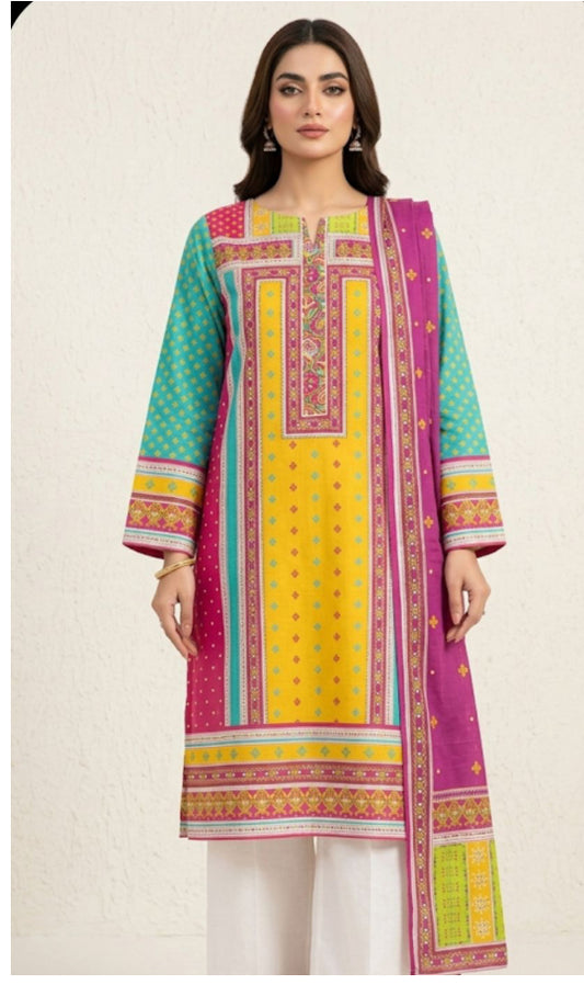 Kayseria printed lawn 2pc shirt & trouser