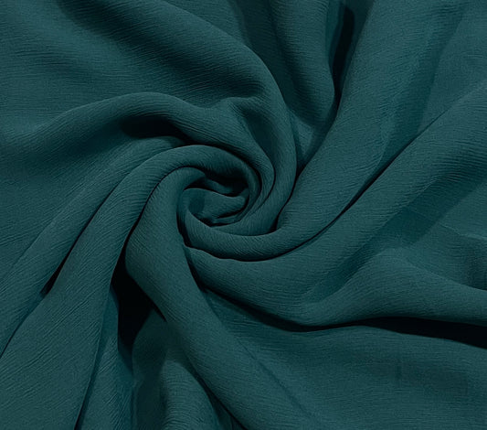 Cross stitch plain chiffon dupatta dyeable