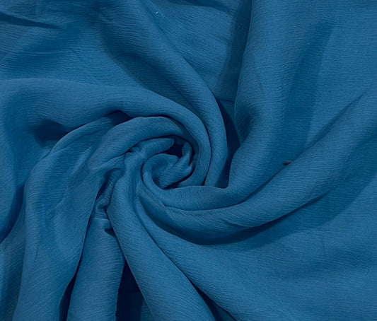Cross stitch plain chiffon dupatta dyeable