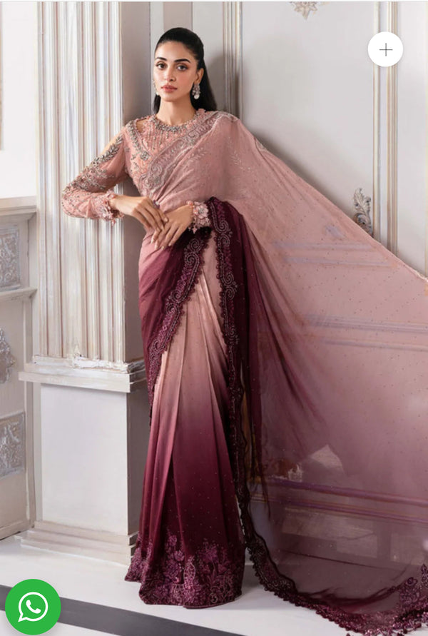 Same as maria b formal saree chiffon