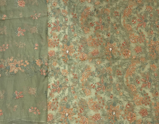 Bareeze formal chiffon 2pc suit shirt and dupatta