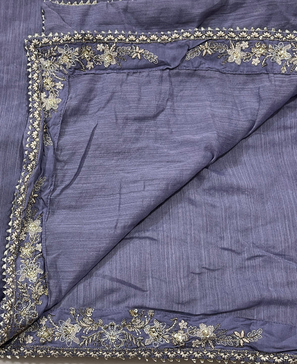 Sapphire emb dupatta manar