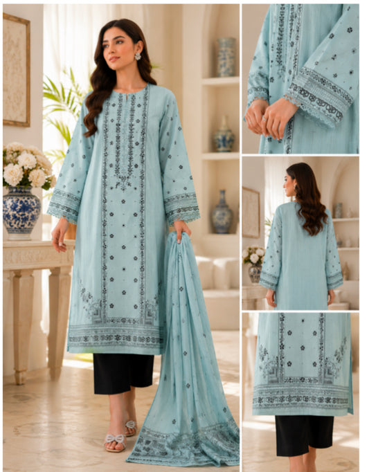 Kayseria printed lawn 2pc shirt & trouser