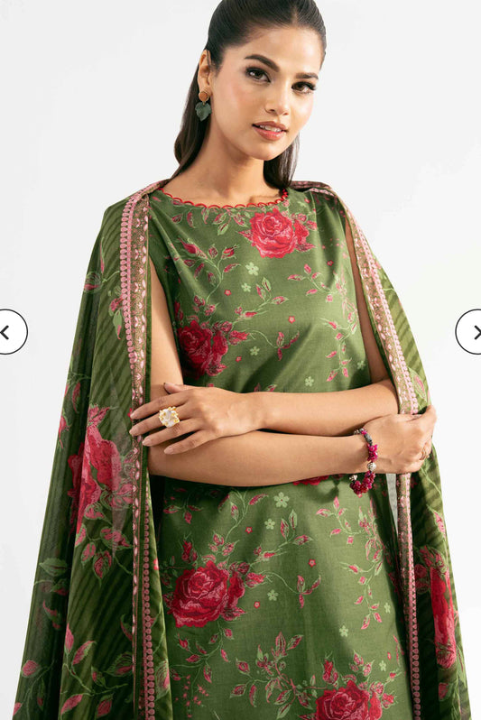 Nishat printed cotton 2pc shirt trouser
