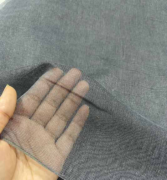 Cross stitch cotton net dupatta
