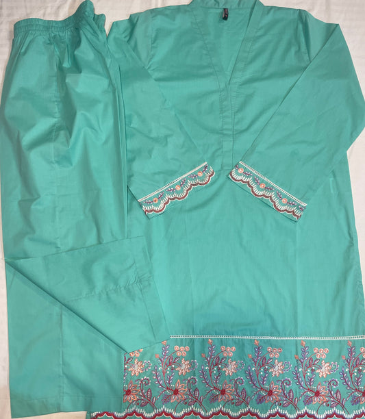 Beechtree emb cotton 2pc