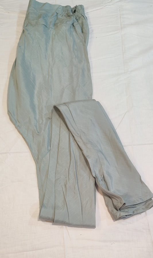 Sapphire silk churidar pajama