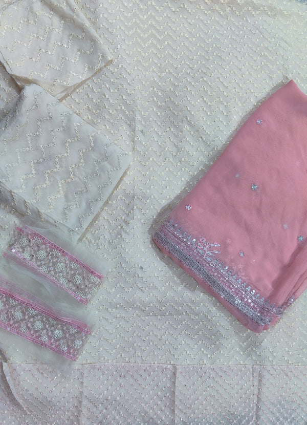 Cross stitch emb chiffon 3pc