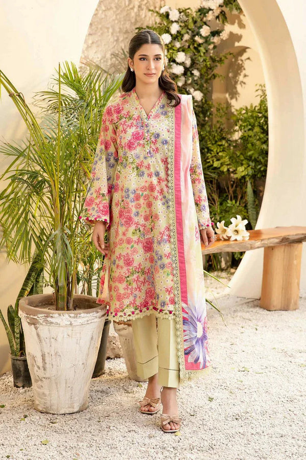 Elaheh printed lawn 3pc