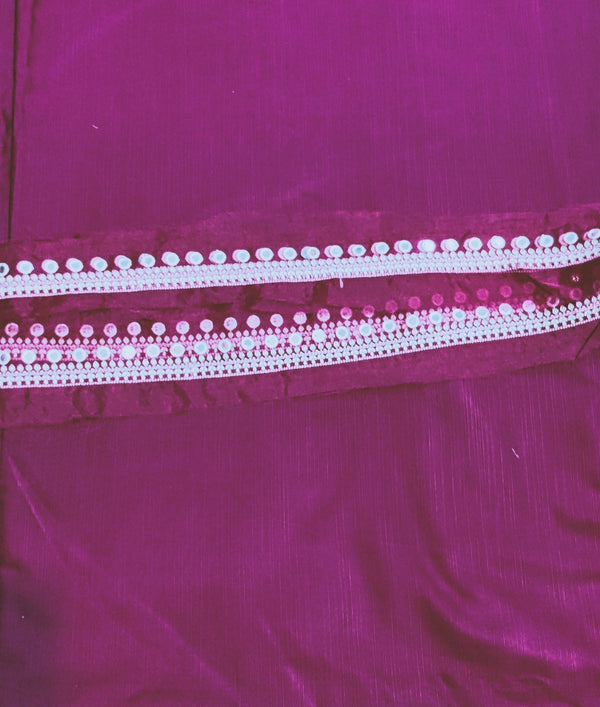 Cross stitch plain Khaddar 2pc with patch