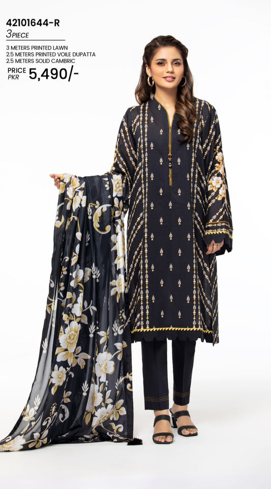 Nishat printed lawn 3pc