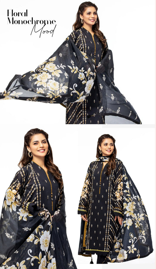Nishat printed lawn 3pc