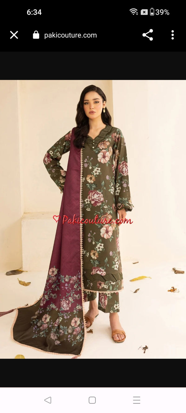 Farasha by baroque the winter whispers 3pc