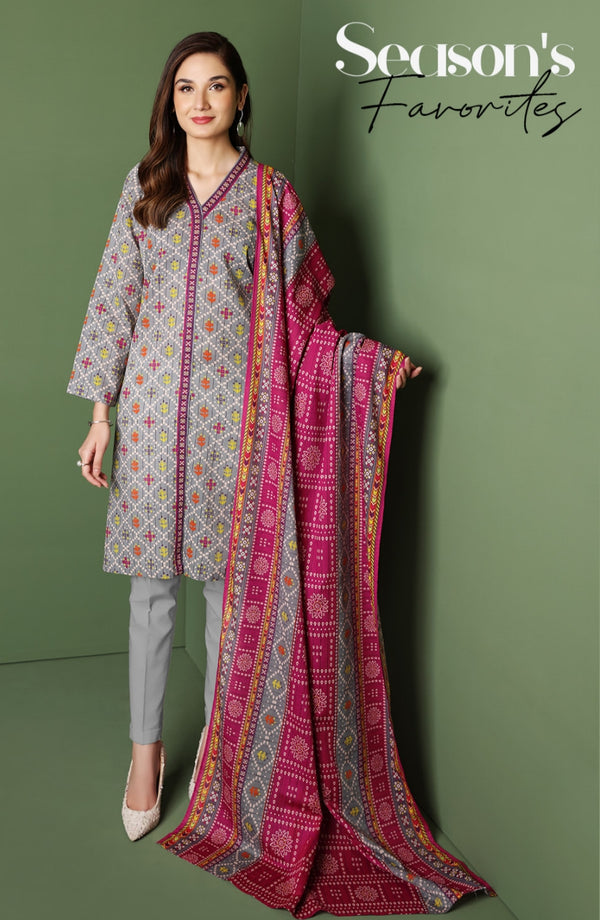 Nishat printed lawn 3pc