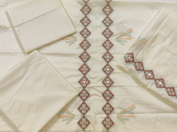 Cross stitch emb lawn 2pc